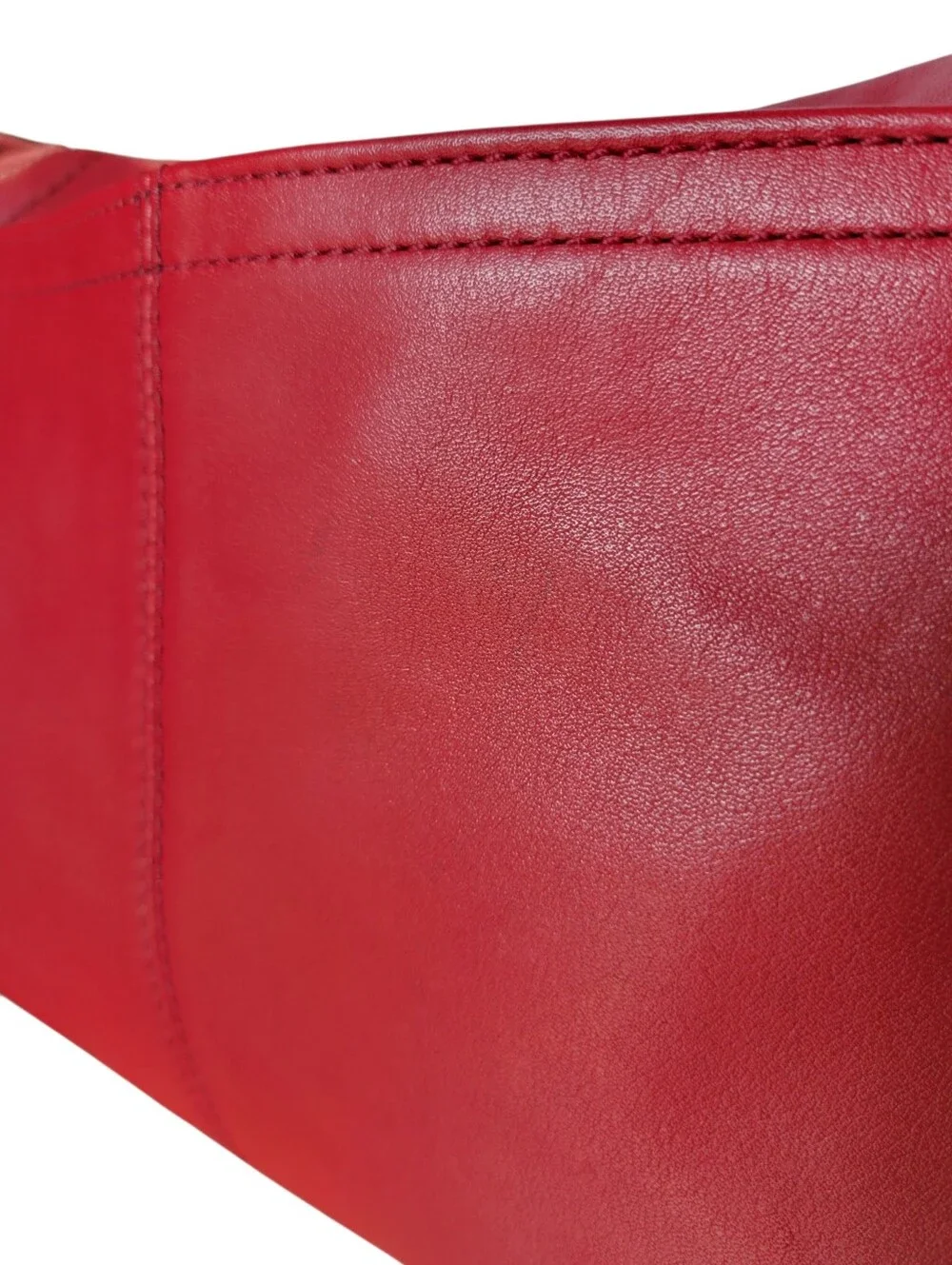 RARE Y2K Coach Cherry Red Pleated Soho Buckle Hobo Shoulder Bag Purse F15204